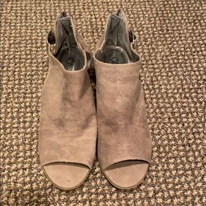 Tan booties